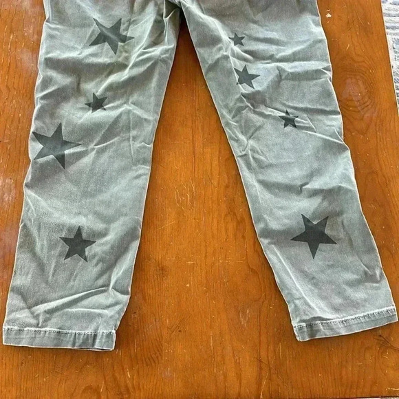 Sundry women's Gray Star-Printed Chino Pants Casual Slim Fit size 27 - Picture 7 of 10
